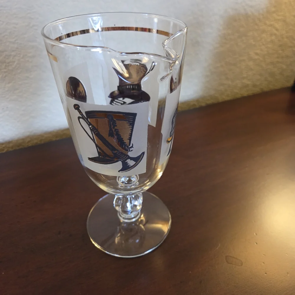 Vintage Libbey's Gentleman's Cocktail Pitcher